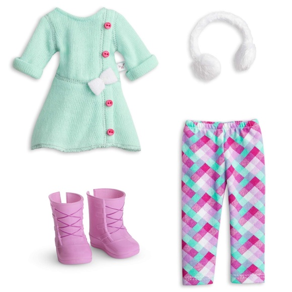 American Girl WellieWishers Snow Much Fun Outfit for 14.5" Dolls - Picture 1 of 10